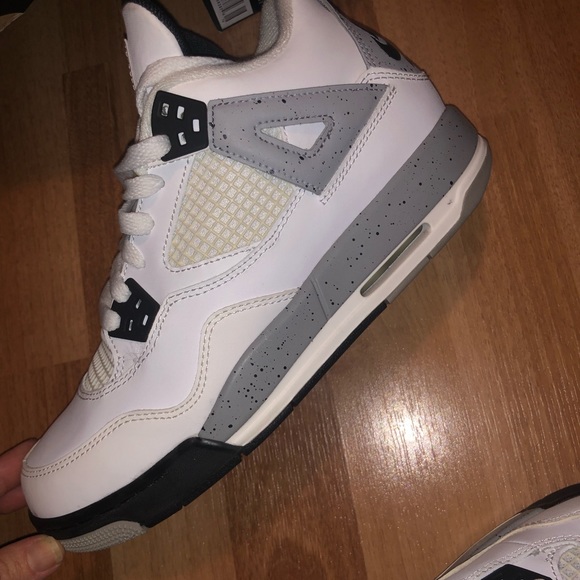 Air Jordan 4 Retro OG BG Cement 2016 Youth 6 - Picture 12 of 13